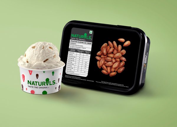 Roasted Almond Ice Cream Container