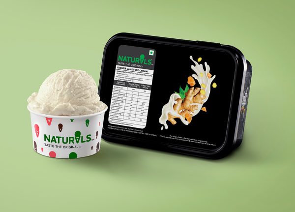 Ginger Candy Ice Cream Tub