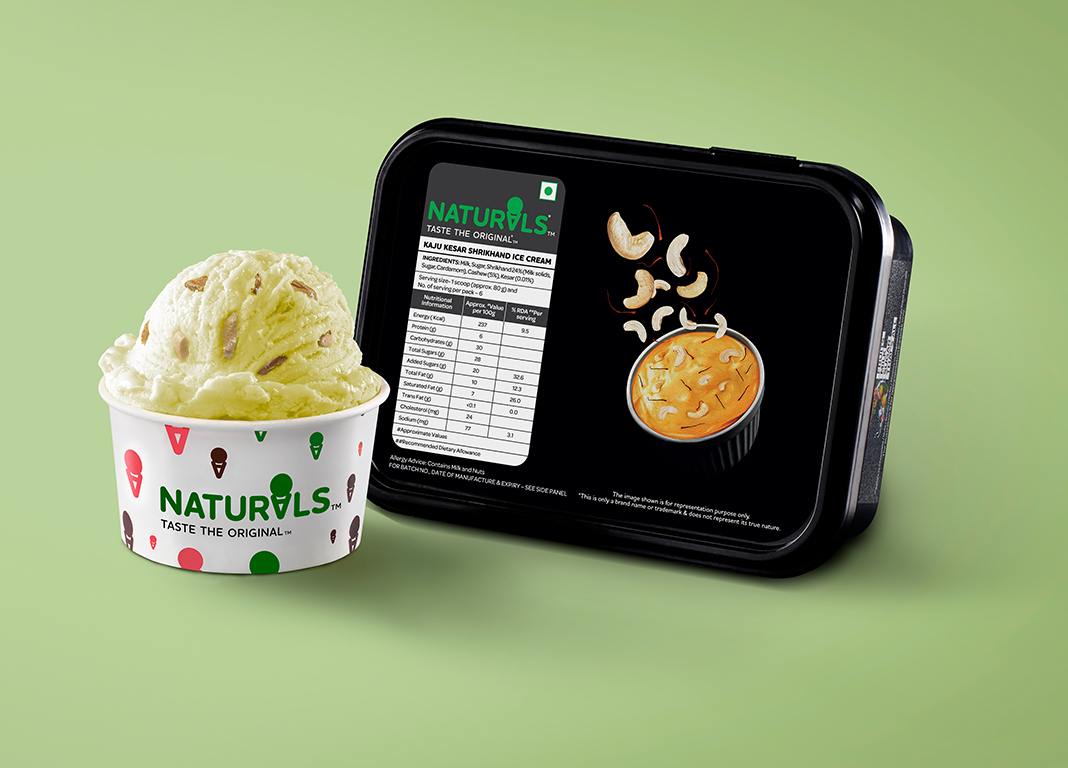 Shop Kaju Kesar Shrikhand Ice Cream Online from Naturals Icecream