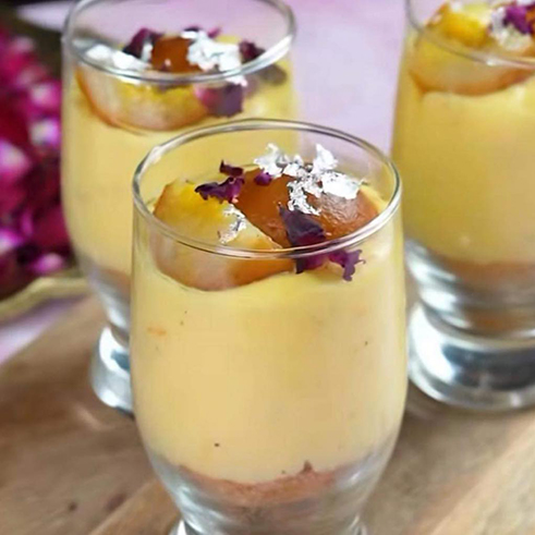 Gulab Jamun Pudding Jars