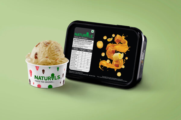 Butterscotch Ice Cream Container